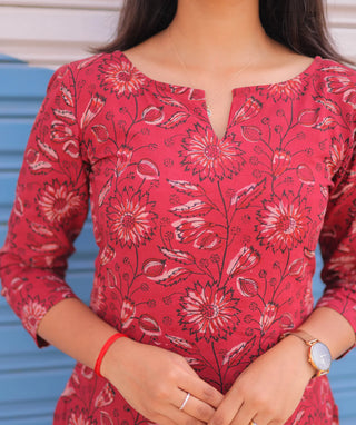 Breathable Cotton Fabric Kurti