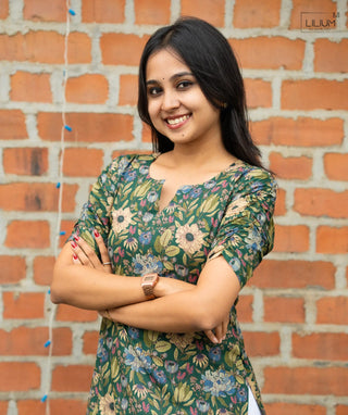 Women’s Casual Cotton Kurti Outfit