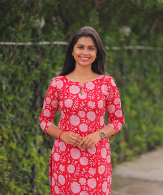 Petal Pink Women’s Kurti