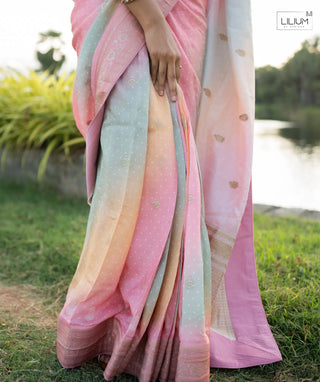 Traditional Rose Saree