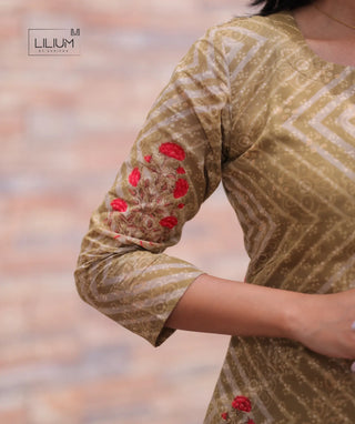 Lightweight mul mul kurti for summer wear