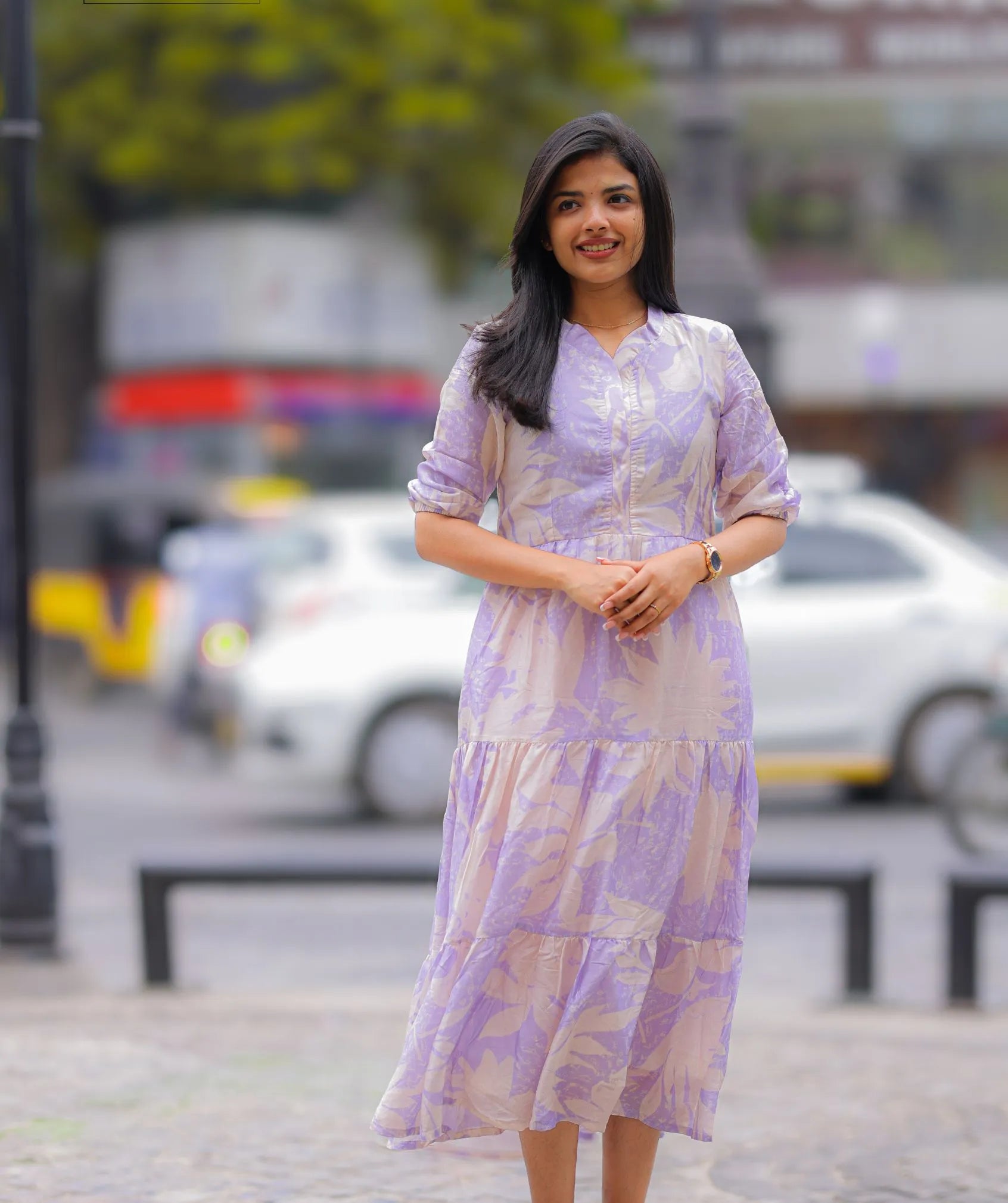 casual lavender colour dress What A Vision Lavender Purple Ruffled Dress Shop the Mint