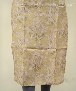 Soft Celadon Muslin Kurti with Open Slit