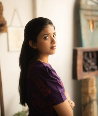 Mulberry Ember Cotton Co-ord Set with Pockets – Casual Chic