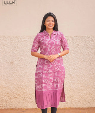 Heather Rose Hakoba Cotton Kurti – Summer Trend