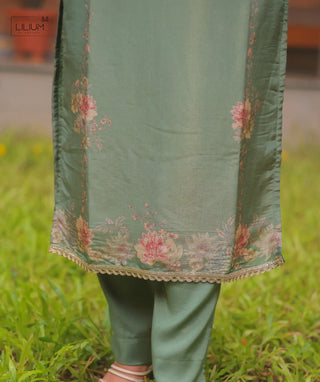 Willow Crown Tissue Silk 3-Piece Festive Set With Pockets