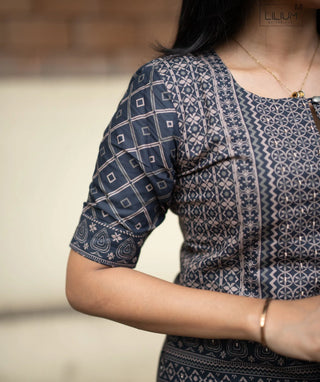Smoky Ashwood Cotton 3 Piece Set with Pockets | Casual