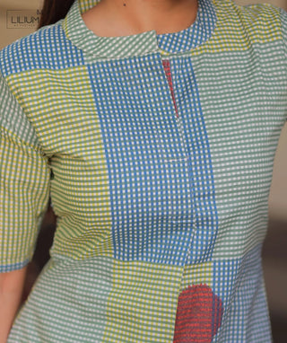 Meadow Mosaic Cotton Co-Ord Set with Pockets | Casual Chic