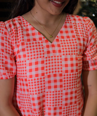 Berry Bliss Jam Cotton Maxi Dress with Pockets