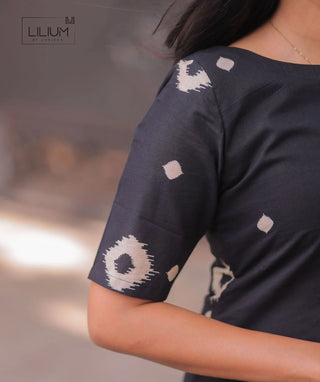 Midnight Slate Cotton Kurti for Everyday Wear