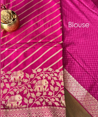Lightweight Banarasi saree for festive occasions