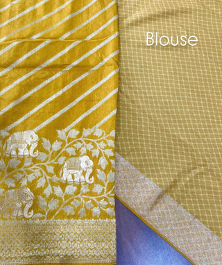 Diwali special Banarasi Russian silk saree