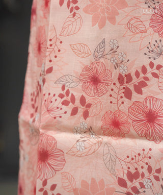 Back view of lined tussar silk kurti