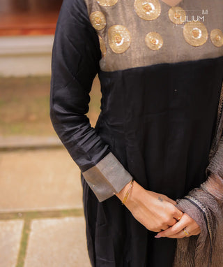 3/4th Sleeve Anarkali Set