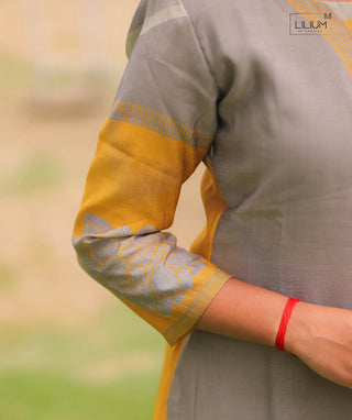 3/4th Sleeve Muslin Kurti