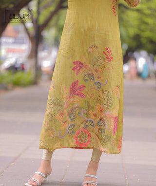 Lightweight Tissue Silk Kurti Outfit