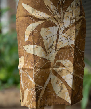 Golden Umber Muslin Kurti – Elegant Everyday Ethnic Wear