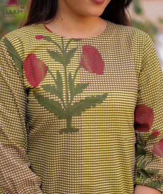 Olive Meadow Cotton Co-ords with Pockets – Casual Chic