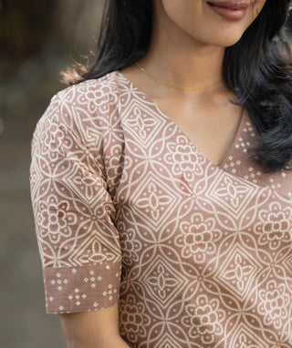 Dusty Mauve Cotton Co-ords – Daily Wear