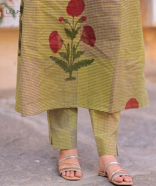 Olive Meadow Cotton Co-ords with Pockets – Casual Chic