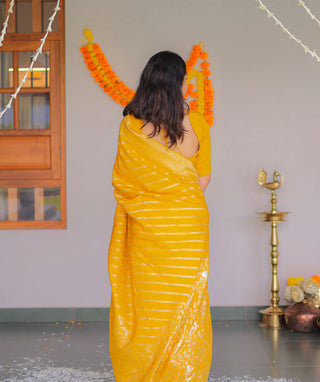 Luxury Banarasi silk saree for weddings and poojas