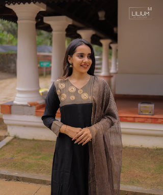 A-Line 3-Piece Muslin Outfit