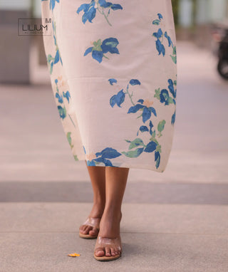 Casual wear cotton maxi dress