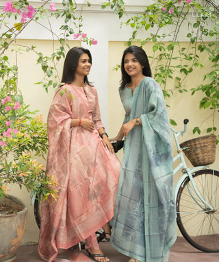 Aqua Sage dress with lining and pockets