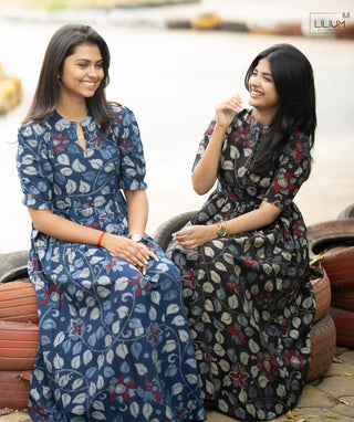 Back View Showing Yoke Lining on Dress