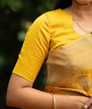 Banaras Georgette Saree with Blouse Material