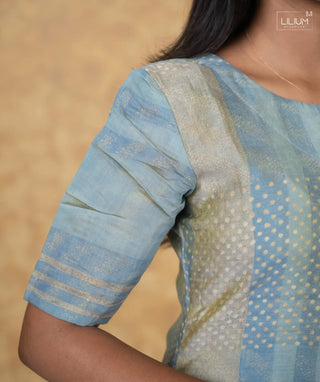 Blue Muslin Kurti for Women