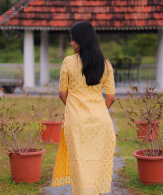 Breathable Cotton Kurti with Festive Detailing