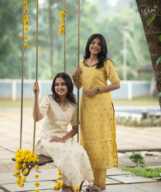 Buttered Glow coords top with elbow sleeves