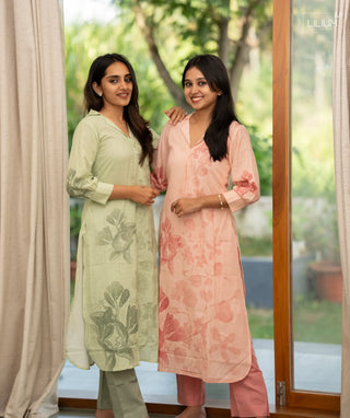 Casual Slub Cotton Co-ord Set with Pockets