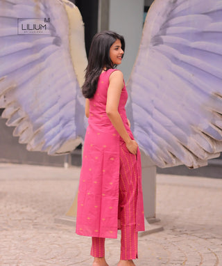 Trendy Sleeveless Cotton Co-ords Set Online
