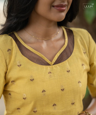 Casual wear Buttered Glow coords set