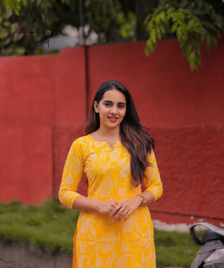 3/4th Sleeve Cotton Co-ords Outfit Casual