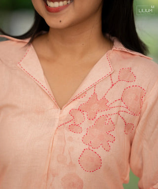 Comfortable Daily Wear Co-ords in Rose Monarch