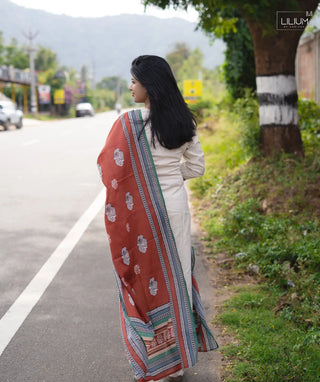 Cotton 3 Piece Set with 3/4th Sleeve Design