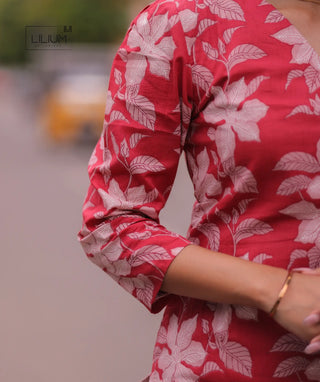 Elegant Flarevine Bloom Co-ords Outfit