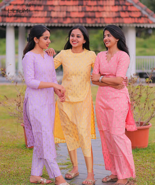Designer Cotton Co-ords for Daily Wear