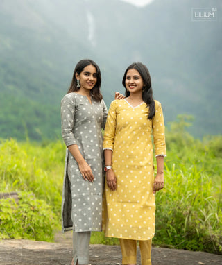 Designer Saffron Co-ord Set