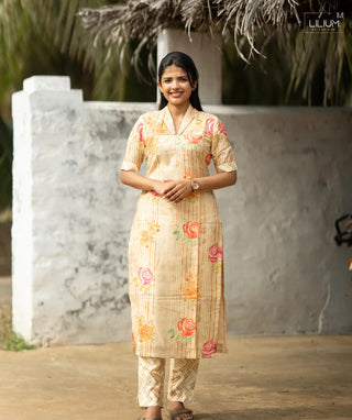 Dynasty Rose Muslin Co-ords for Women