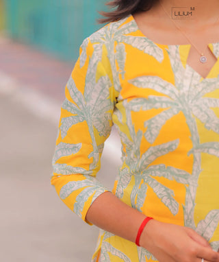 Elegant Open Slit Kurti