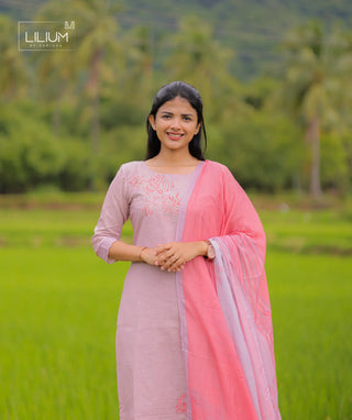 Elegant Cotton 3-Piece Festive Outfit