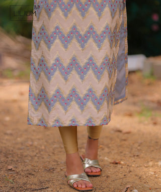Elegant Women’s Banaras Silk Kurti