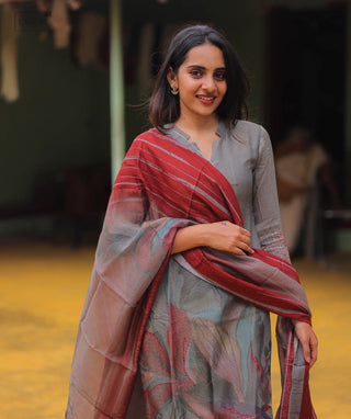 Elegant Women’s Tissue Silk Co-ords