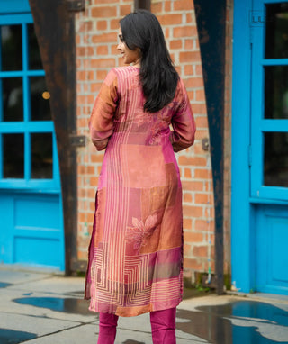 Stylish Casual Tissue Silk Co-ords