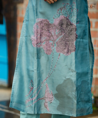Elegant Tissue Silk Co-ords Outfit