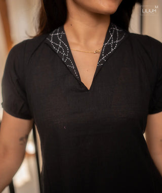 Ethnic Cotton Kurti with Functional Pockets